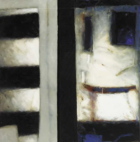 John Shinnors, BLUE FACED SCARECROW, 2002, oil on canvas