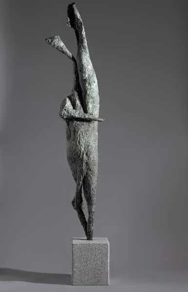 Edward Delaney, SEA CREATURE, bronze on granite base