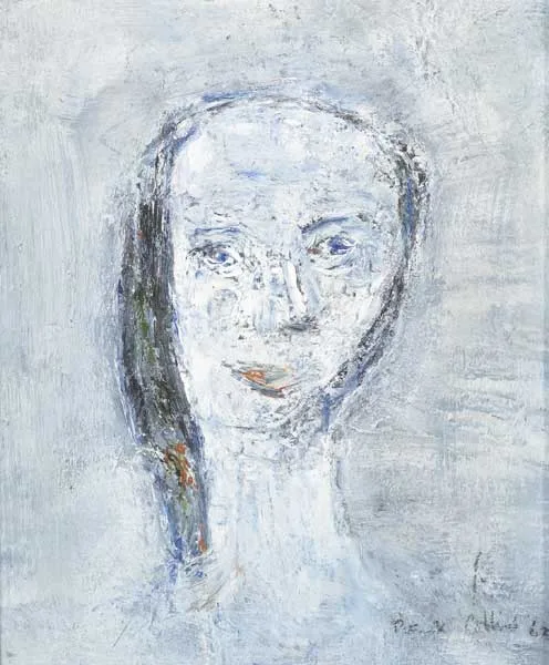 SEA WOMAN by Patrick Collins, 1962, oil on board, sold May 2009