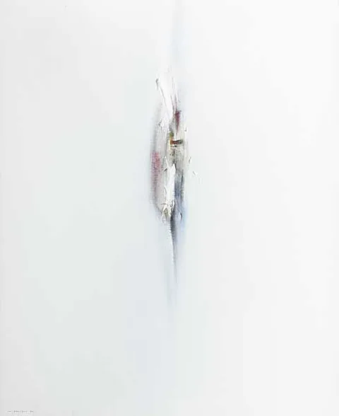 Louis le Brocquy, EMERGENT BEING, 1962, oil on canvas