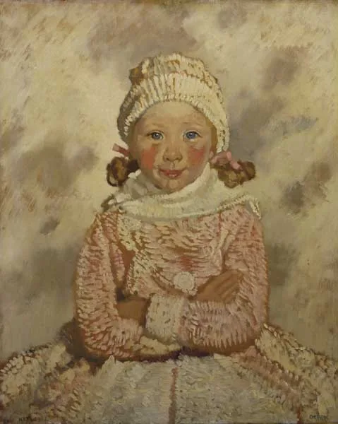 William Orpen, PORTRAIT OF KIT, 1912, oil on panel