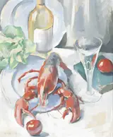Frances J. Kelly, STILL LIFE WITH LOBSTER