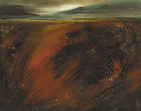 LATE AUTUMN by Jennifer Kingston, oil on canvas, sold May 2009