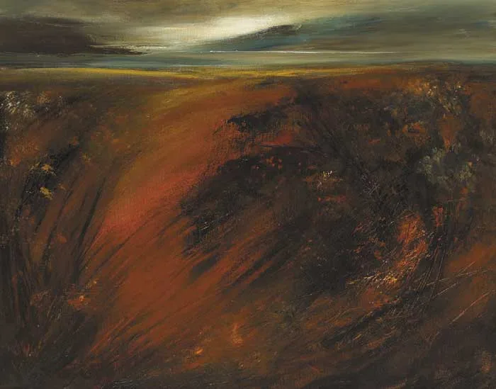 LATE AUTUMN by Jennifer Kingston, oil on canvas, sold May 2009