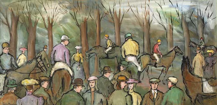 PARADE RING by Gladys Maccabe, oil on board, sold May 2009