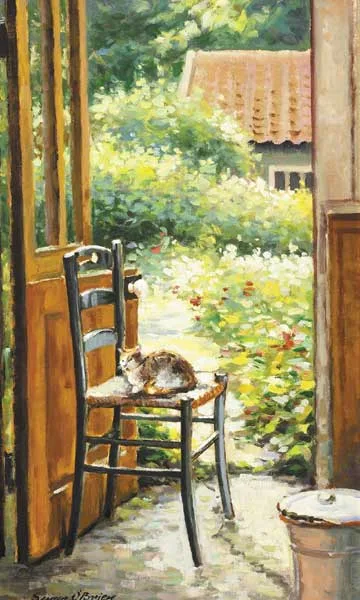 Senan O'Brien, CAT NAP, 2001, oil on canvas