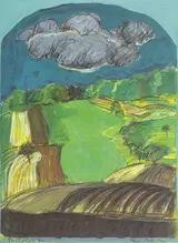 Brian Bourke, LANDSCAPE, SWITZERLAND