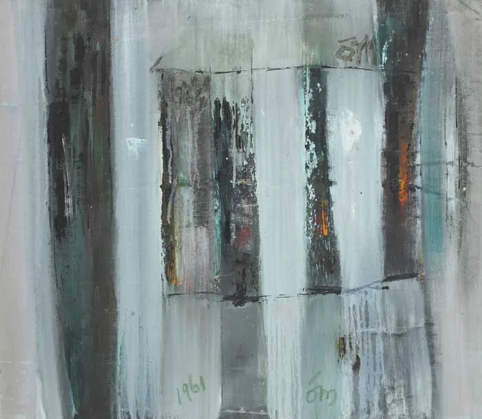 UNTITLED by Tony O'Malley, 1961, oil on board, sold Mar 2009