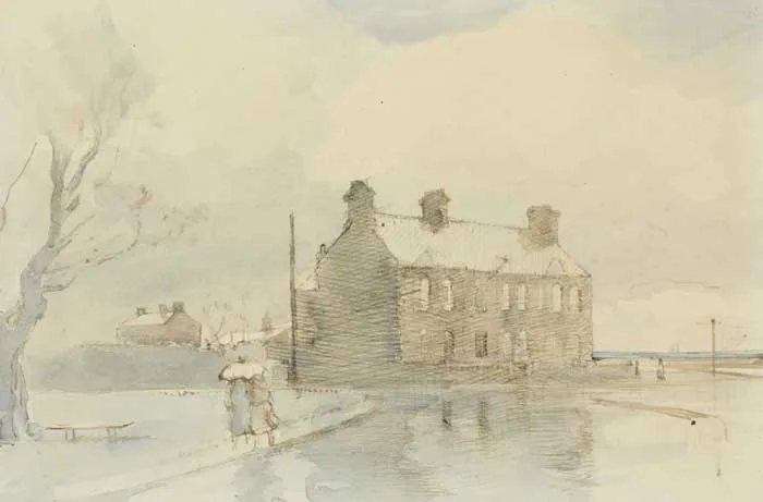 NEWCASTLE, COUNTY DOWN by Tom Carr, 1943, watercolour, offered Mar 2009