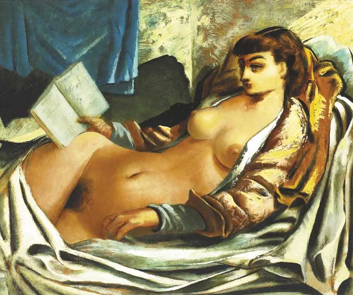 NUDE by Daniel O'Neill, oil on panel, offered Mar 2009