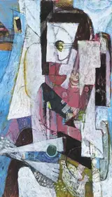 Nevill Johnson, FIGURE WITH GUITAR