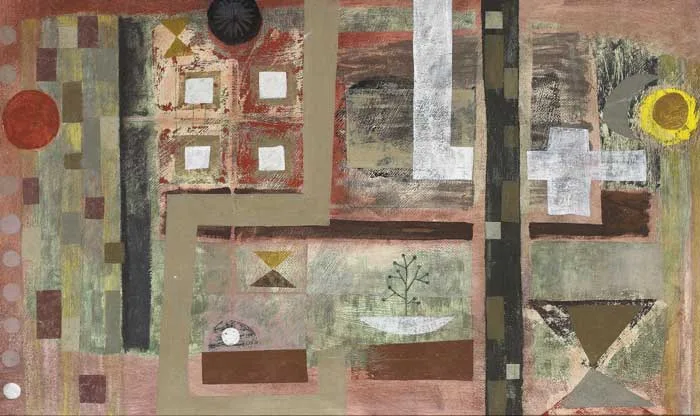 A LONG JOURNEY by Thurloe Conolly, 1953, oil on board, sold Mar 2009