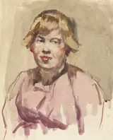 Sarah Purser, STUDY OF A WOMAN IN WORK CLOTHES