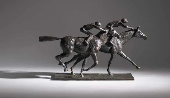 POINT TO POINT by Éamonn O'Doherty, 2006, bronze; unique, sold Mar 2009