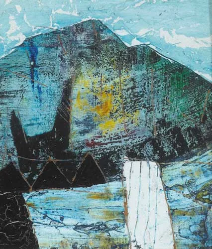 MOURNE LANDSCAPE by Jack Pakenham, 1964, oil on board, sold Dec 2008