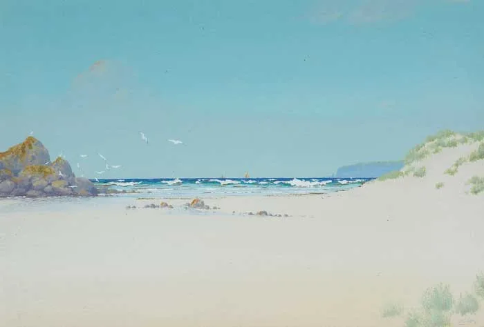 James McGavin Greig, PORTRUSH, gouache on board
