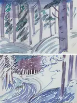 Seán McSweeney, TREES, HOLLYWOOD, COUNTY WICKLOW, 1979 (A PAIR)