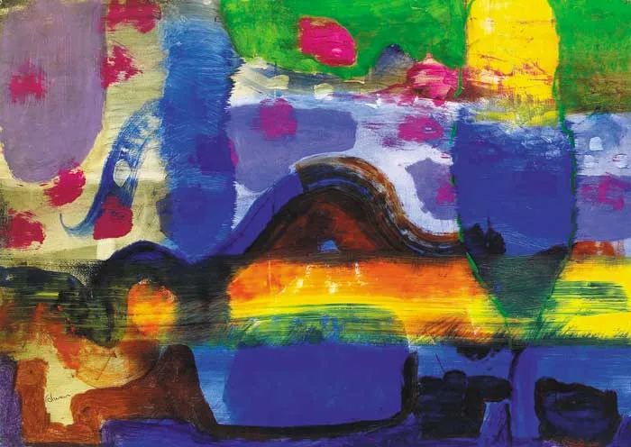 Eamon Colman, COMING OF SEA SONG, 1997-98, oil on Fabriano paper