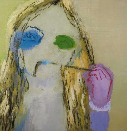 MUSE by Jesse Leroy Smith, 2004, mixed media on canvas laid on board, offered Dec 2008