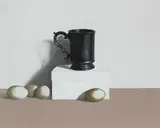 Liam Belton, PEWTER TANKARD WITH EGGS