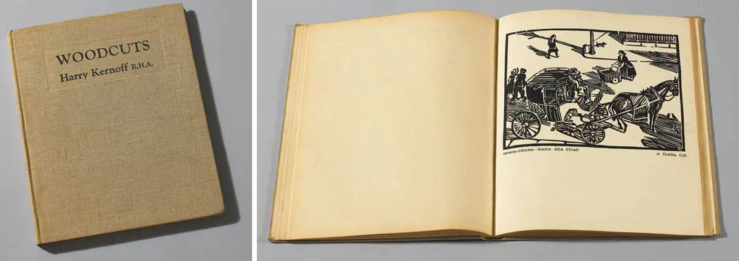WOODCUTS by Harry Kernoff, limited edition book, offered Dec 2008