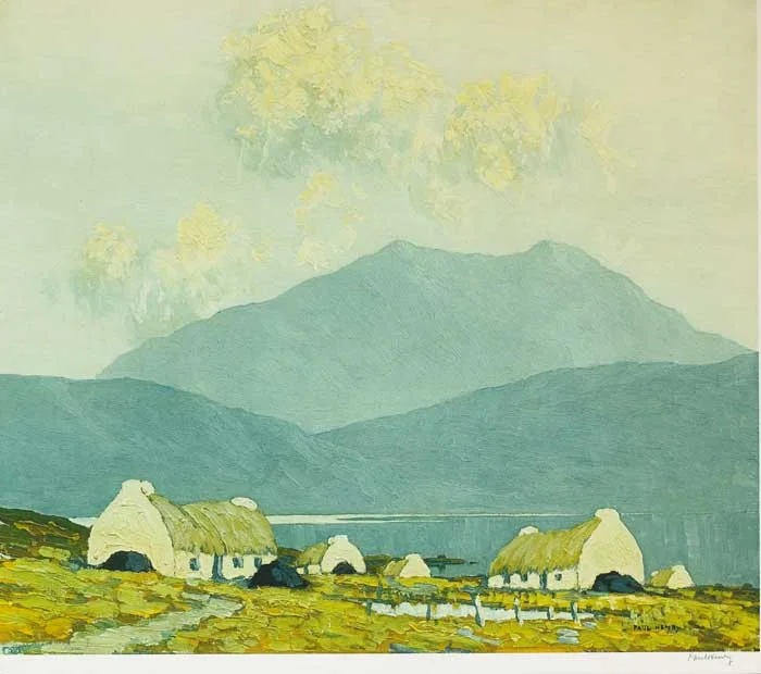 EVENING, KILLARY BAY by Paul Henry, photolithograph print, sold Dec 2008