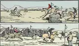 Jack Butler Yeats, THE STRAND RACES: THE START AND THE FINISH (A PAIR)