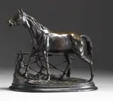 Pierre-Jules Mêne, CHEVAL A LA BARRIERE