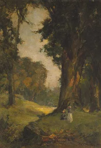 William Gibbes Mackenzie, SUMMER EVENING, oil on board