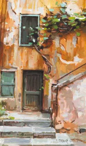 Mark O'Neill, THE ARTIST'S APARTMENT, FRANCE, 2004, oil on board