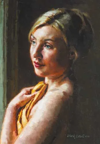 DENISE by Mark O'Neill, 2002, oil on board, sold Dec 2008
