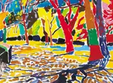 Stephen Cullen, SUNLIGHT THROUGH TREES