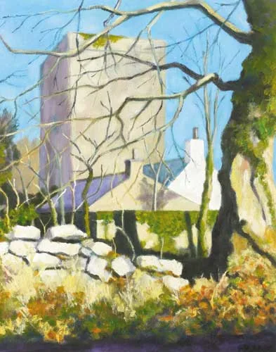 Tom Haran, THOOR BALLYLEE, WINTER SUN, oil on canvas