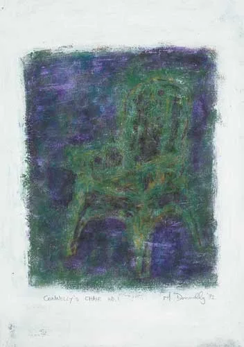 Micky Donnelly, CONNOLLY'S CHAIR NO. 1, 1992, mixed media on paper