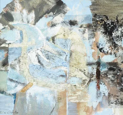 Eileen Costelloe, SUMMER LANDSCAPE, oil on board