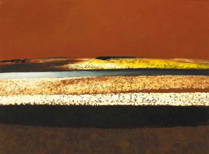 FORESHORE by Daniel O'Neill, oil on board, sold Nov 2008