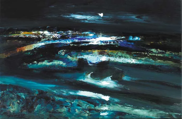 DINGLE BAY by Daniel O'Neill, oil on board, sold Nov 2008