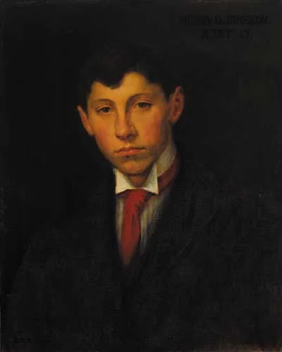 Sarah Cecilia Harrison, HENRY D. JAMESON, AGED 17, 1912, oil on canvas