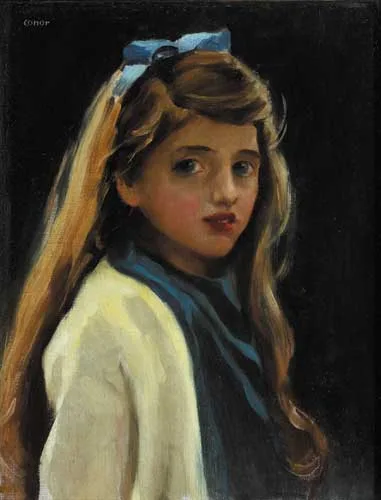 JEAN by William Conor, oil on canvas laid on board, sold Sep 2008