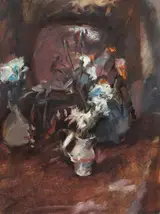 Brian Ballard, STILL LIFE WITH VASE OF FLOWERS