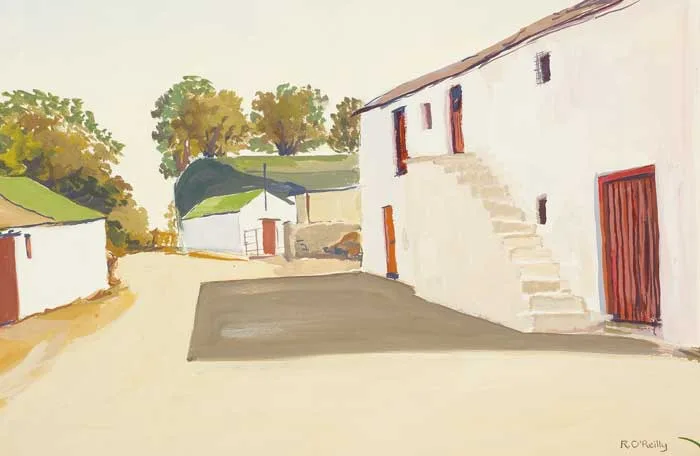 SPRING EVENING by Rosemary O'Reilly, watercolour and gouache, sold May 2008