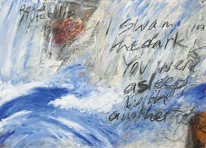 ROSA MUTABILIS by Michael Canning, 1992, mixed media on card, offered May 2008