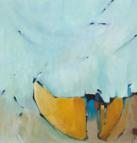 TRISTAN III - THE CITADEL by Paul Swan, oil on canvas, sold May 2008