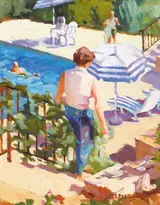 Desmond Hickey, POOLSIDE, PROVENCE
