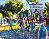 Stephen Cullen, ST STEPHEN'S GREEN, DUBIN, WITH VIEW OF FUSILIER'S ARCH