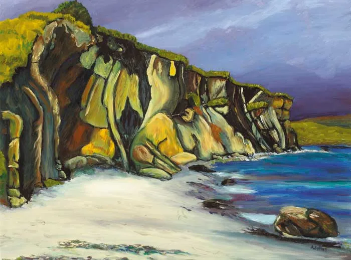 Adrienne Symes, BALLYCONNEELY BAY, COUNTY GALWAY, 1997, oil on board