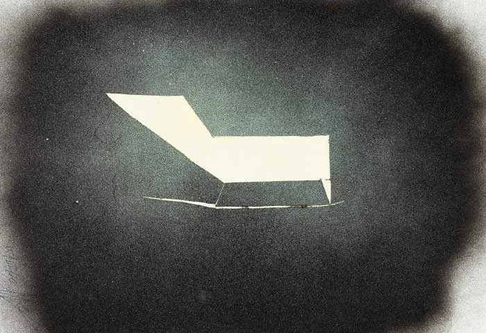 Cecil King, UNTITLED, 1976, acrylic spray on paper