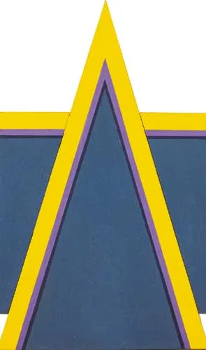 Evin Nolan, YELLOW SPLITS YELLOW, 1972, oil on canvas laid on board