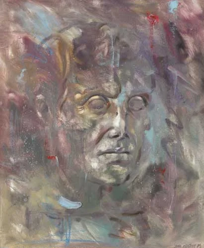 STUDY FROM THE GREEK by John Keating, 1989, oil on canvas, sold May 2008