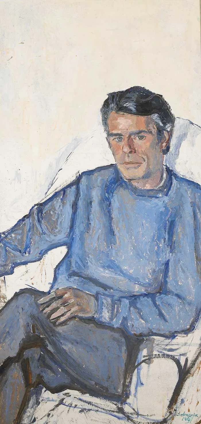 CHARLES BRADY by Koert Delmonte, 1967, oil on board, sold May 2008